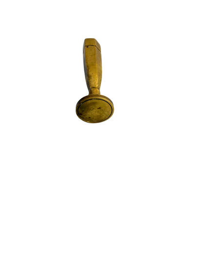 19th Century Brass Wax Seal Stamp (Blank Bottom)