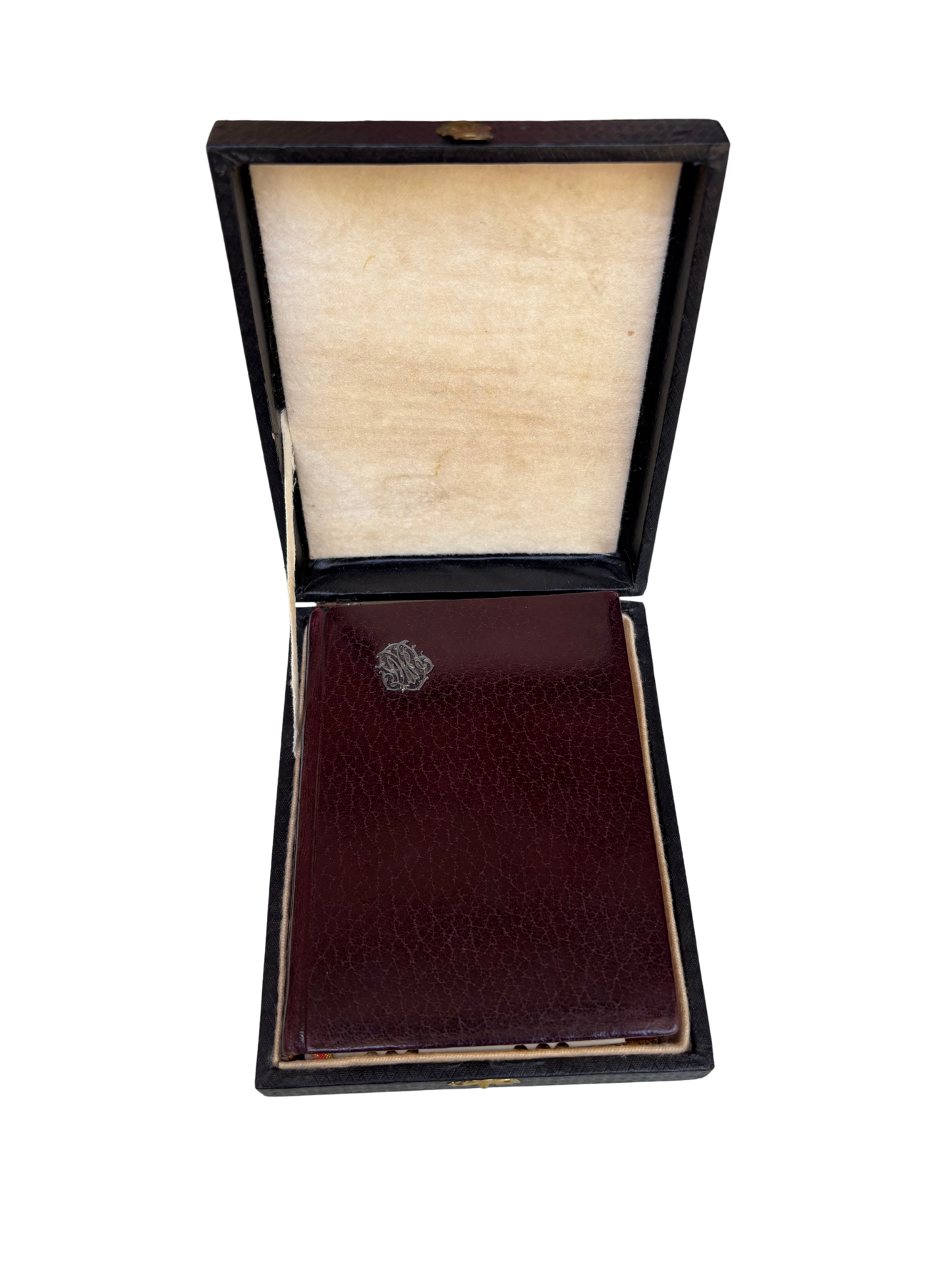 French Leather-Bound “Missel Romain” Prayer Book in G.M. Paris Presentation Case, Dijon 1897