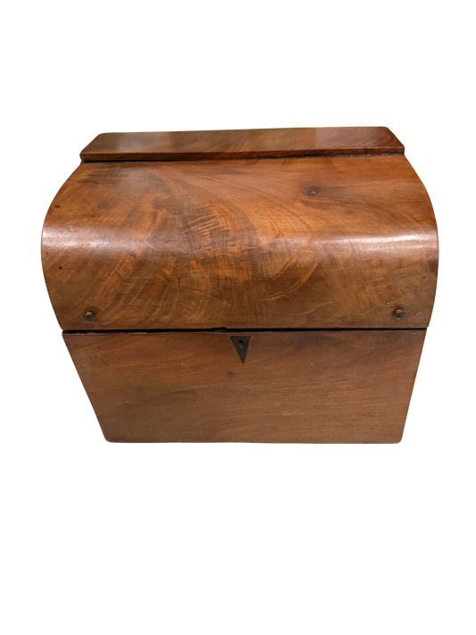 Mahogany Cave a Liqueur 19th C 9" x 10.5"x 8"