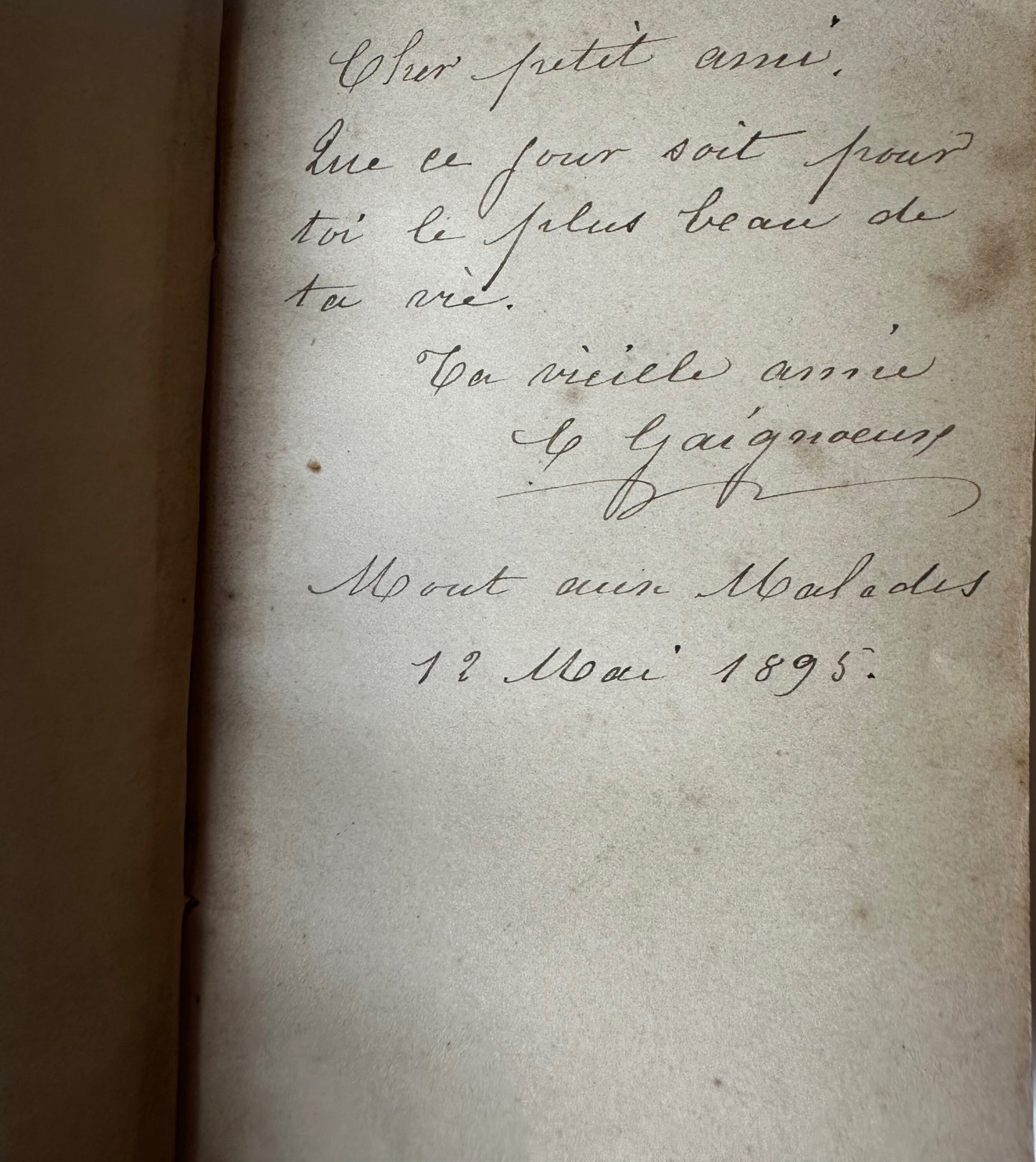Late 19th C "Le Livre de Perseverance"
