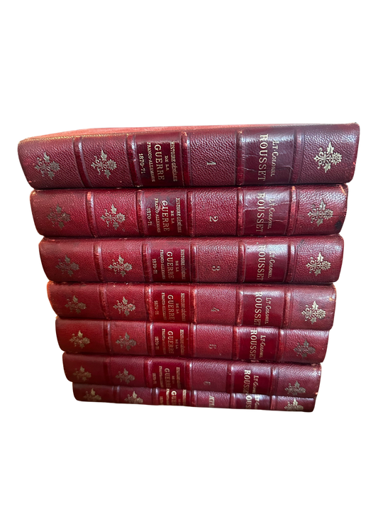 7 Volumes "Histoire Generale de la Guerre Franco-Allemande 1870-1871" (Franco-Prussian War)