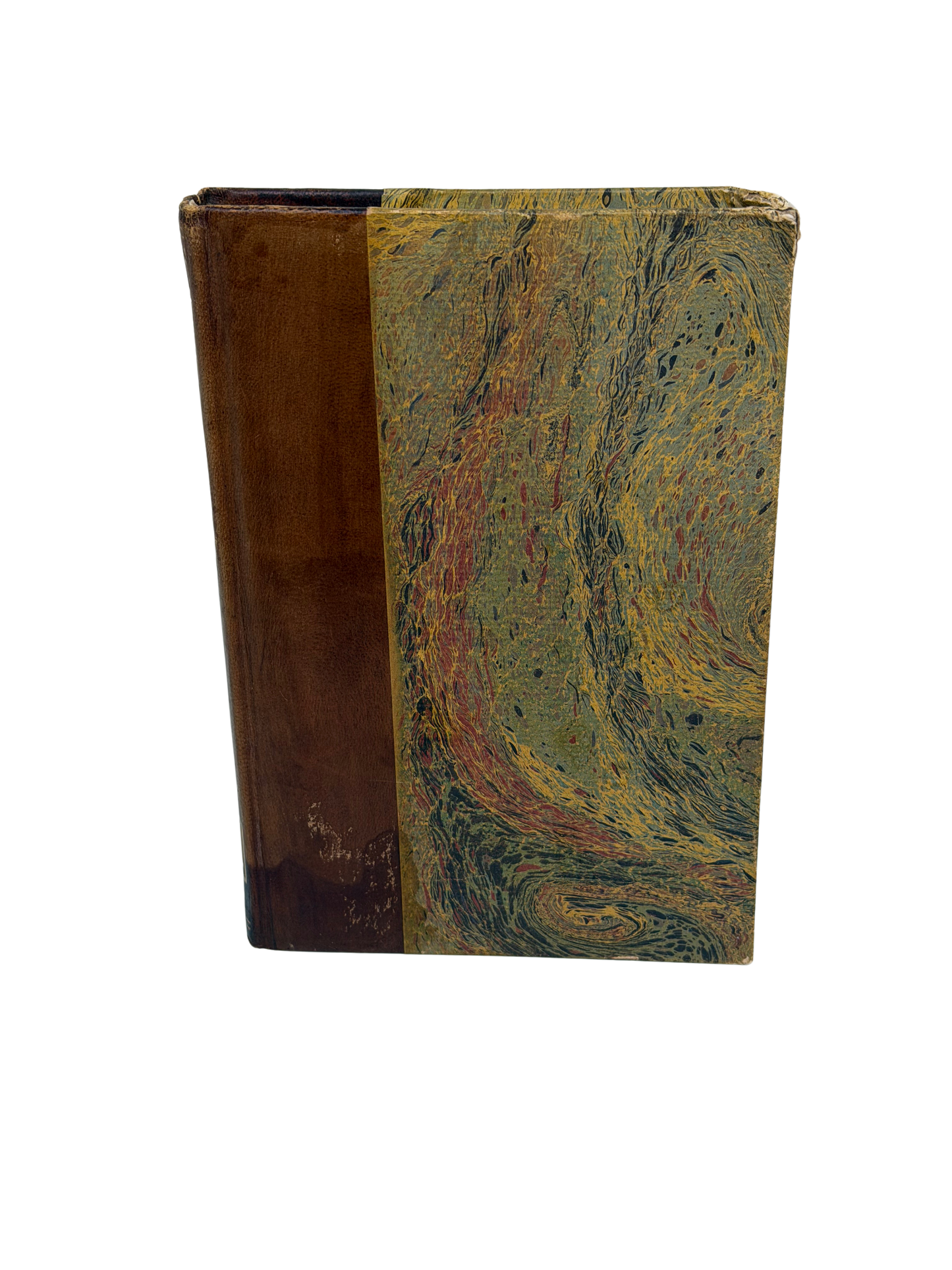 Antique French Paul-Louis Courier Lettres écrites de France et d’Italie — Bibliothèque Larousse, Decorative Gilt Binding