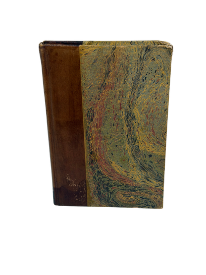Antique French Paul-Louis Courier Lettres écrites de France et d’Italie — Bibliothèque Larousse, Decorative Gilt Binding