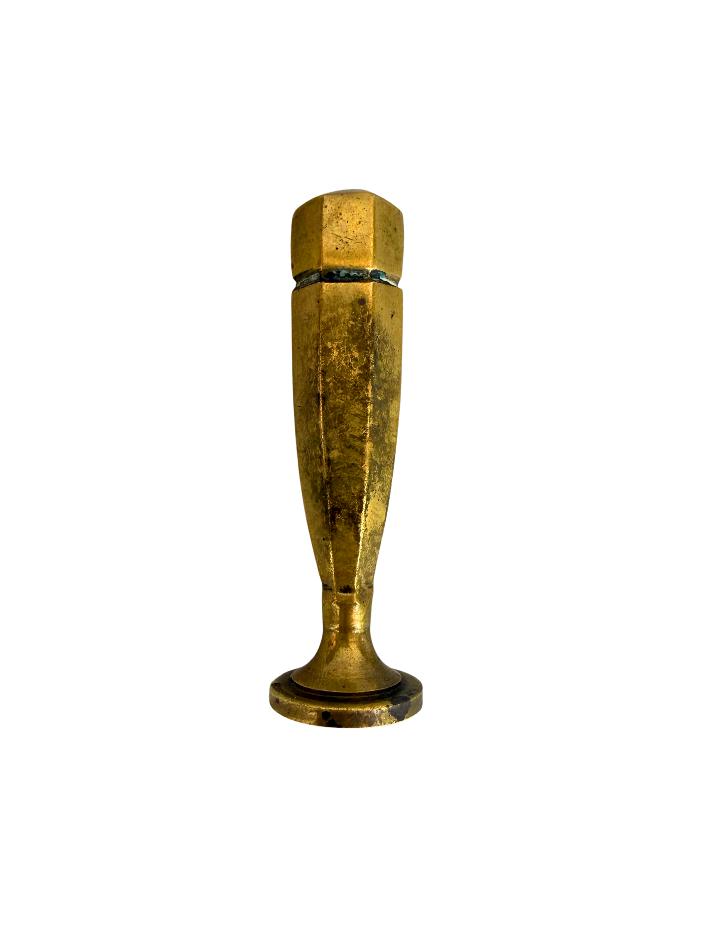 19th Century Brass Wax Seal Stamp (Blank Bottom)