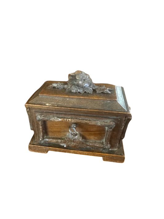 Mini Black Forest Jewelry Box with Key