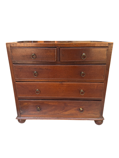 Early 19th Century Georgian Tabletop Chest of Drawers