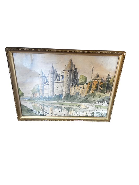 Chateau de Josselin Watercolor