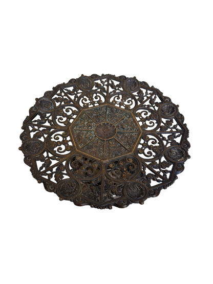 Neoclassical Style Patinated Metal Centerpiece Tazza