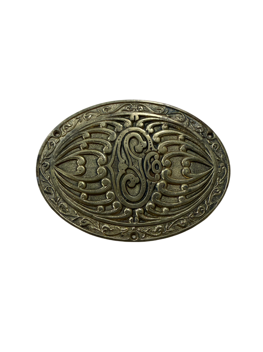 Victorian Repoussé Brass Decorative Furniture or Architectural Mount