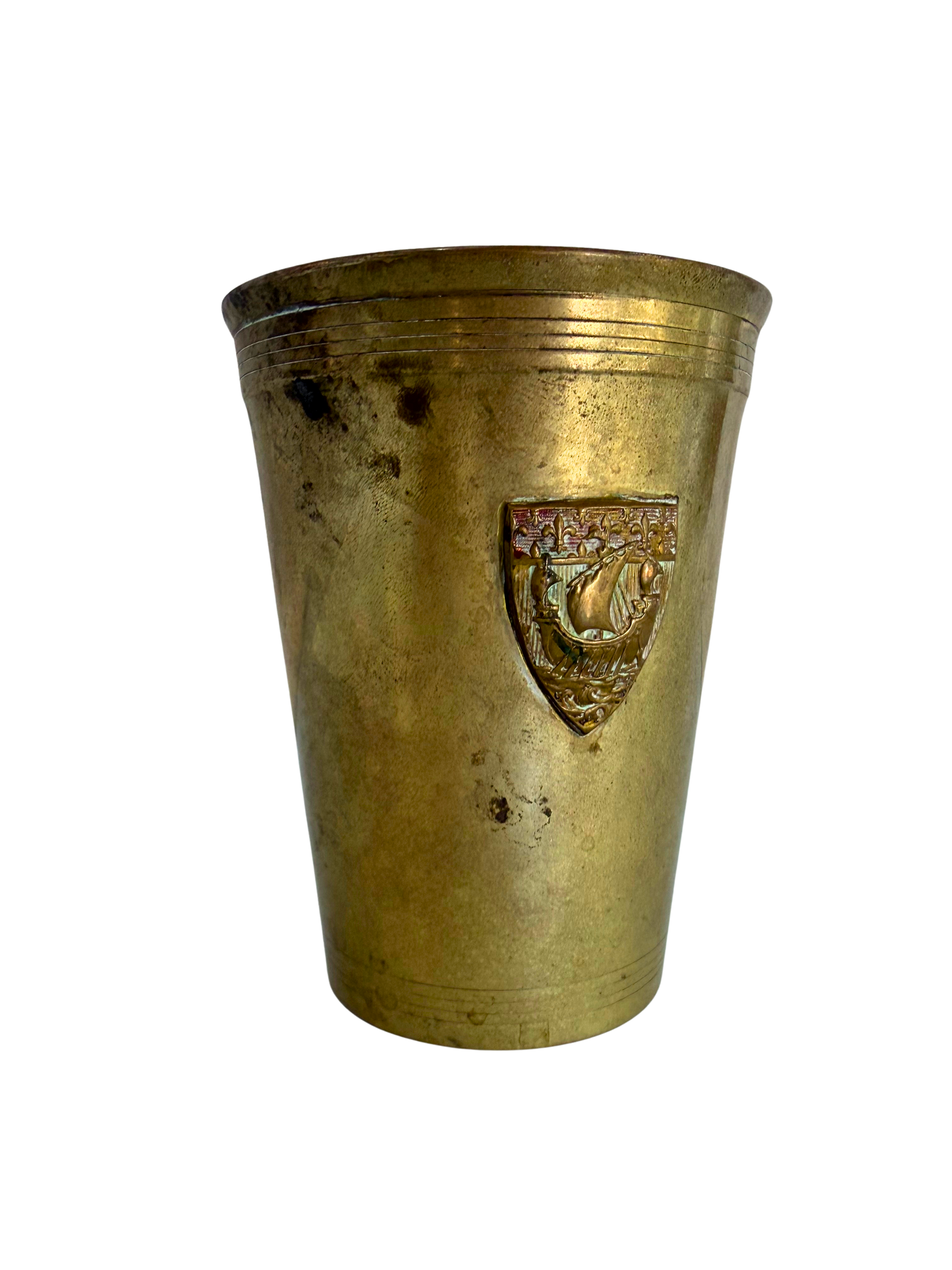 Vintage French EPNS Paris Coat of Arms Mint Julep Cup