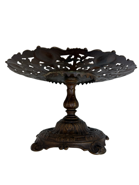 Neoclassical Style Patinated Metal Centerpiece Tazza