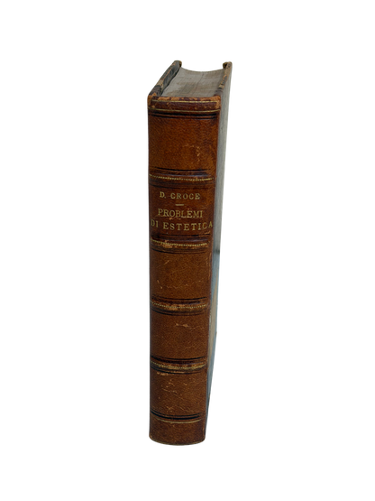 1910 Benedetto Croce Problemi di Estetica — First Edition, Bari, Laterza, with Calvin S. Brown Provenance