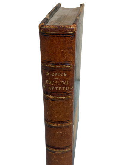 1910 Benedetto Croce Problemi di Estetica — First Edition, Bari, Laterza, with Calvin S. Brown Provenance
