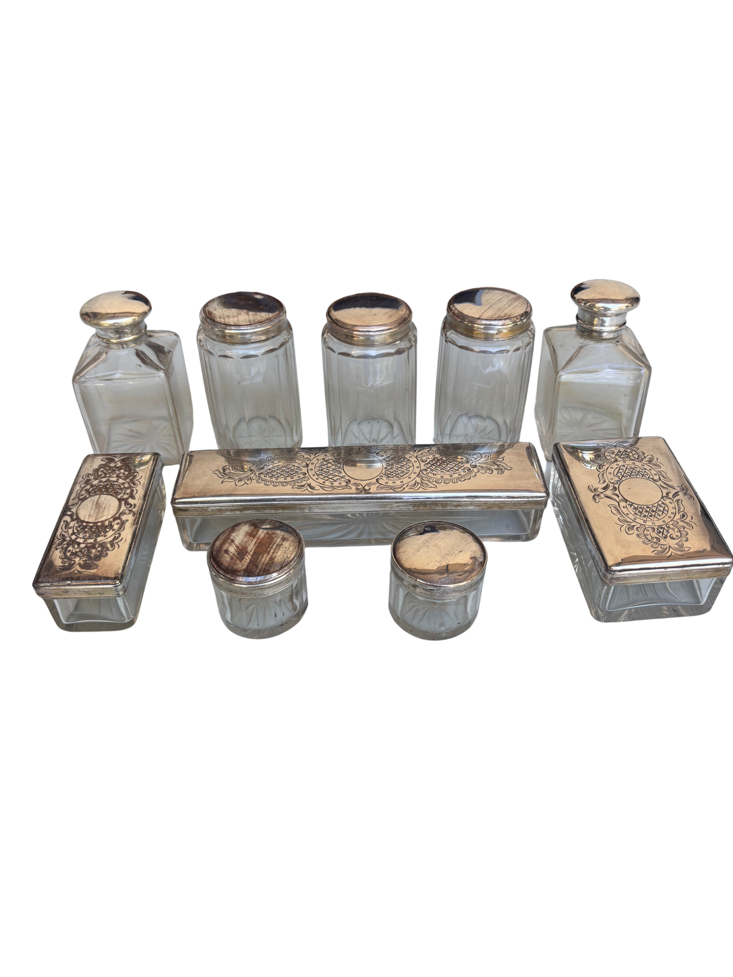 Fine Victorian Burled Walnut Vanity / Dressing Case with Silverplate Fittings, Secret Compartments, Hidden Documents, and Engraved Cartouche Dated 1891