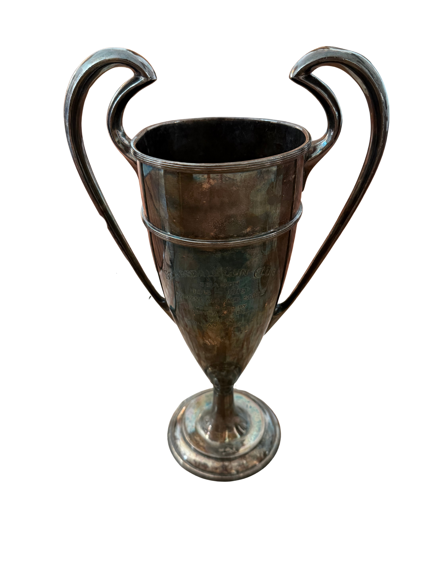 Antique Derby Silver Plate Co. Scarsdale Gun Club Trophy, 1916