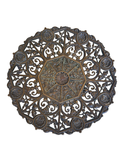 Neoclassical Style Patinated Metal Centerpiece Tazza