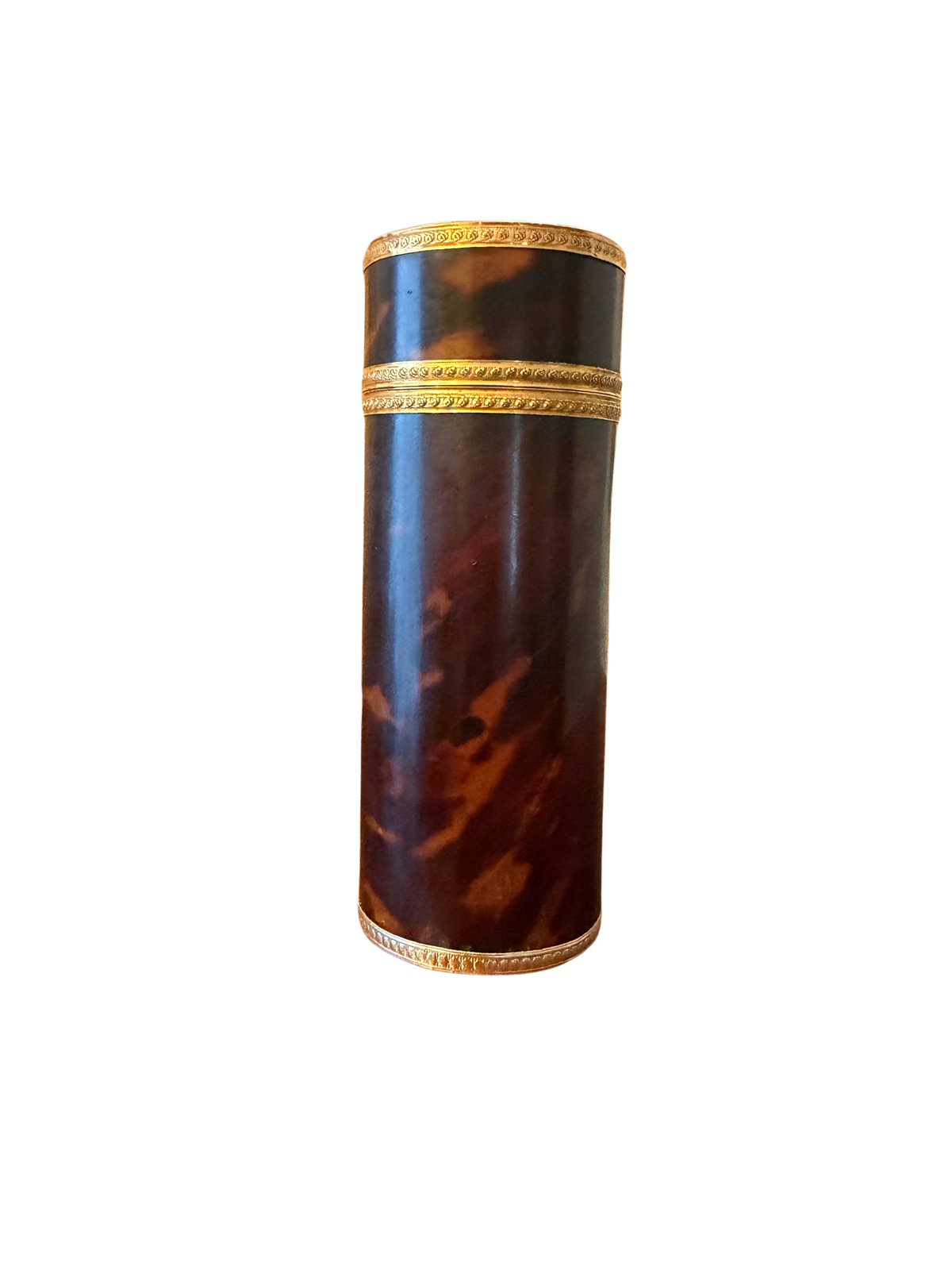 19th Century French Tortoiseshell & Gold Étui, Napoleon III Period