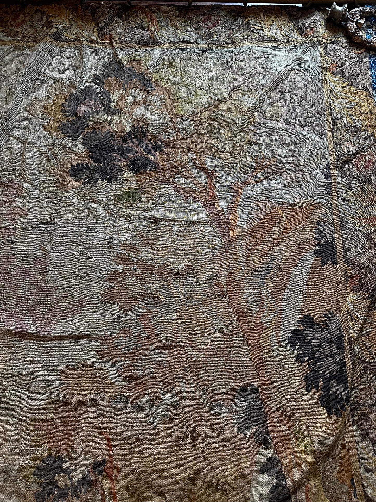 19th C French Aubusson Style Verdure Woven Tapestry (10' x 14')