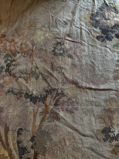 19th C French Aubusson Style Verdure Woven Tapestry (10' x 14')