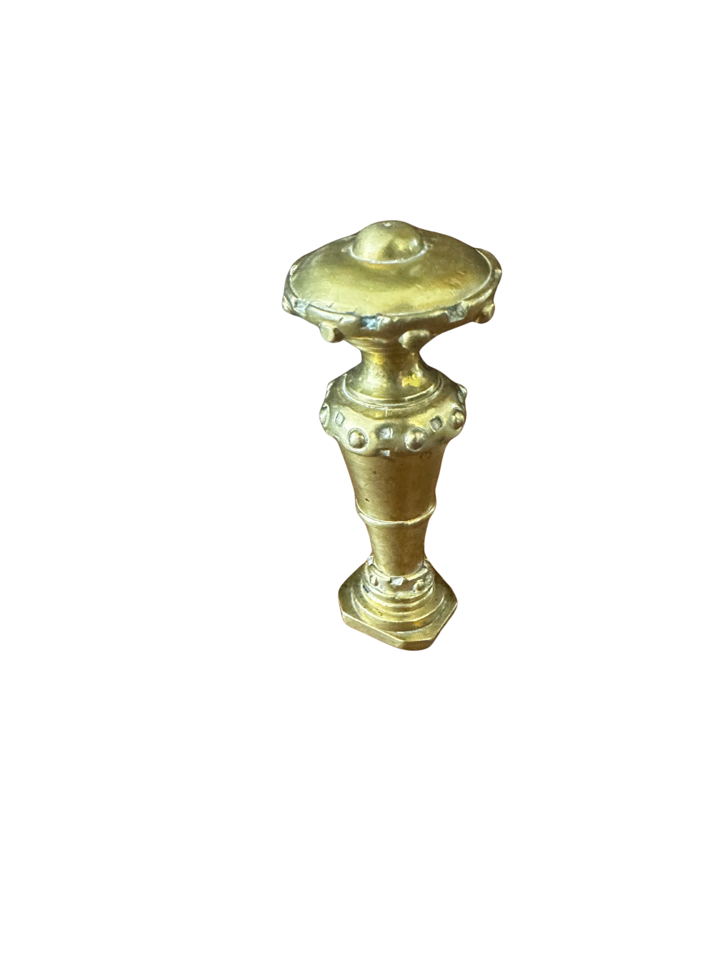 19th C French Empire Gilt Bronze Wax Seal (J Bara - Avocat / French Lawyer)