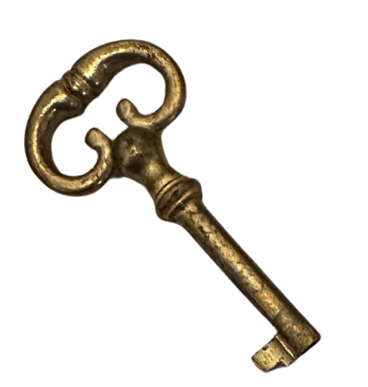 Antique French Bow All Gold Tone Key