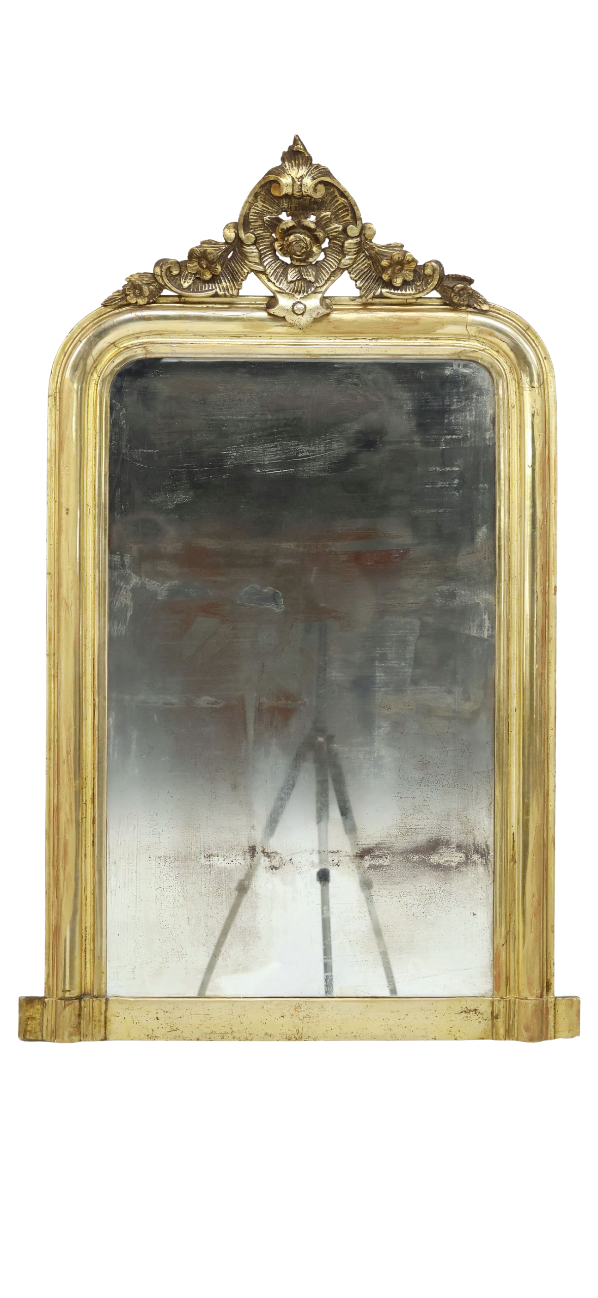 19th C French Louis Philippe Period Giltwood Mirror