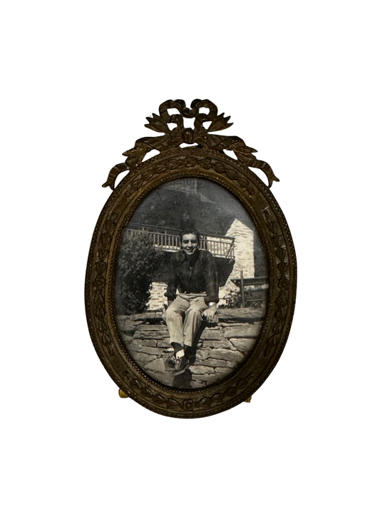 Italian Louis XVI Style Gilt Bronze Portrait Frame – Fratelli Guglianetti, Milano–Genova