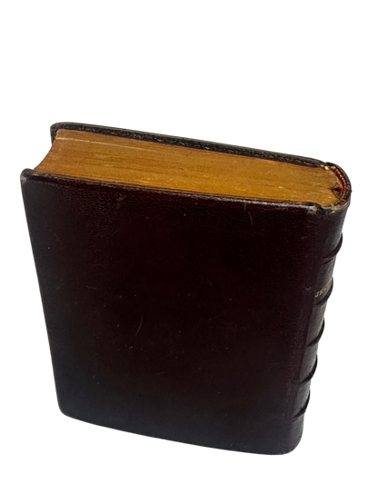 Antique French Leather-Bound Imitation de Jésus-Christ Devotional Book (1889)