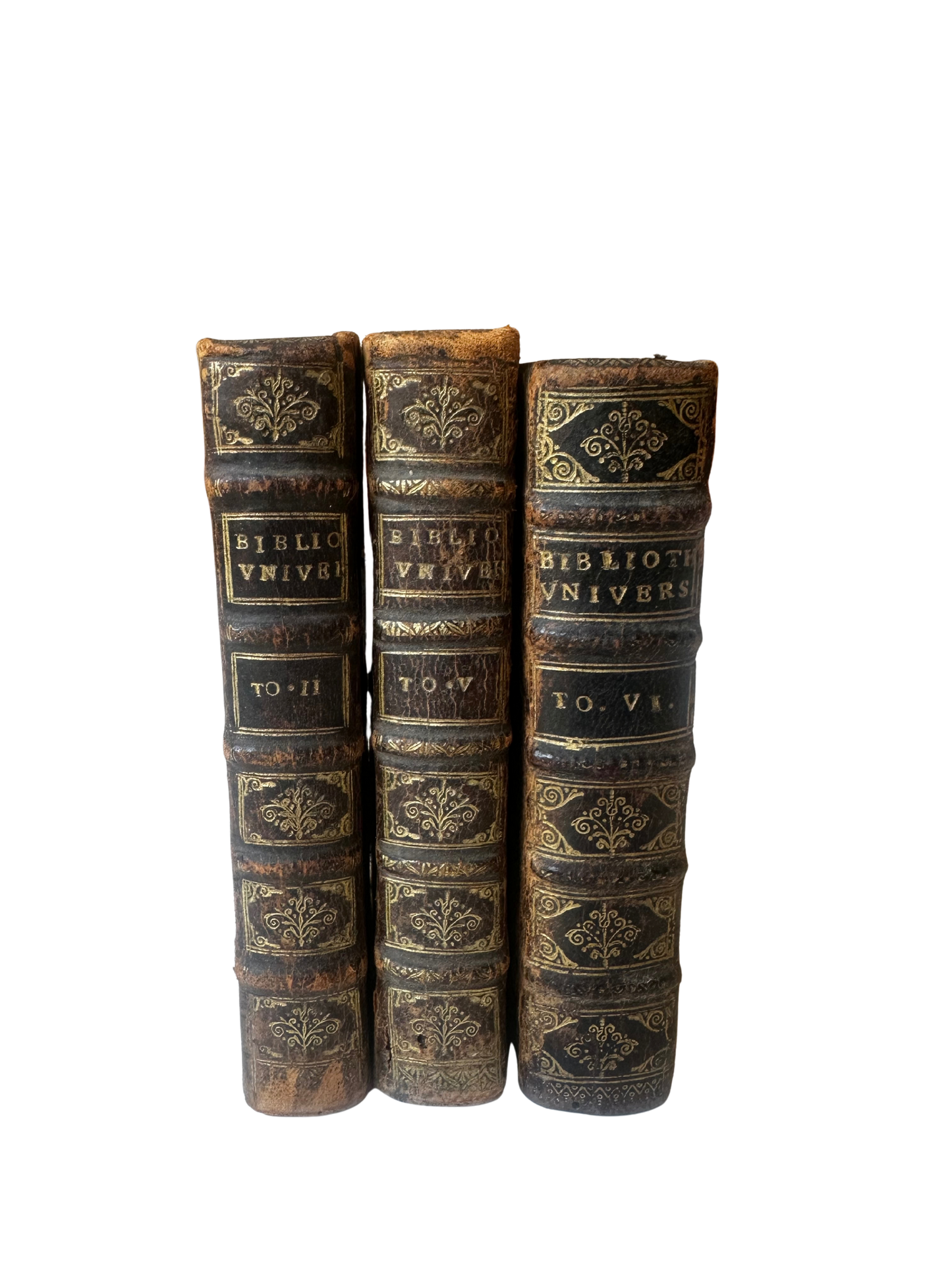 Late 17th Century Dutch Scholarly Volumes - Bibliotheque Universelle et Historique (1687), Three Volumes