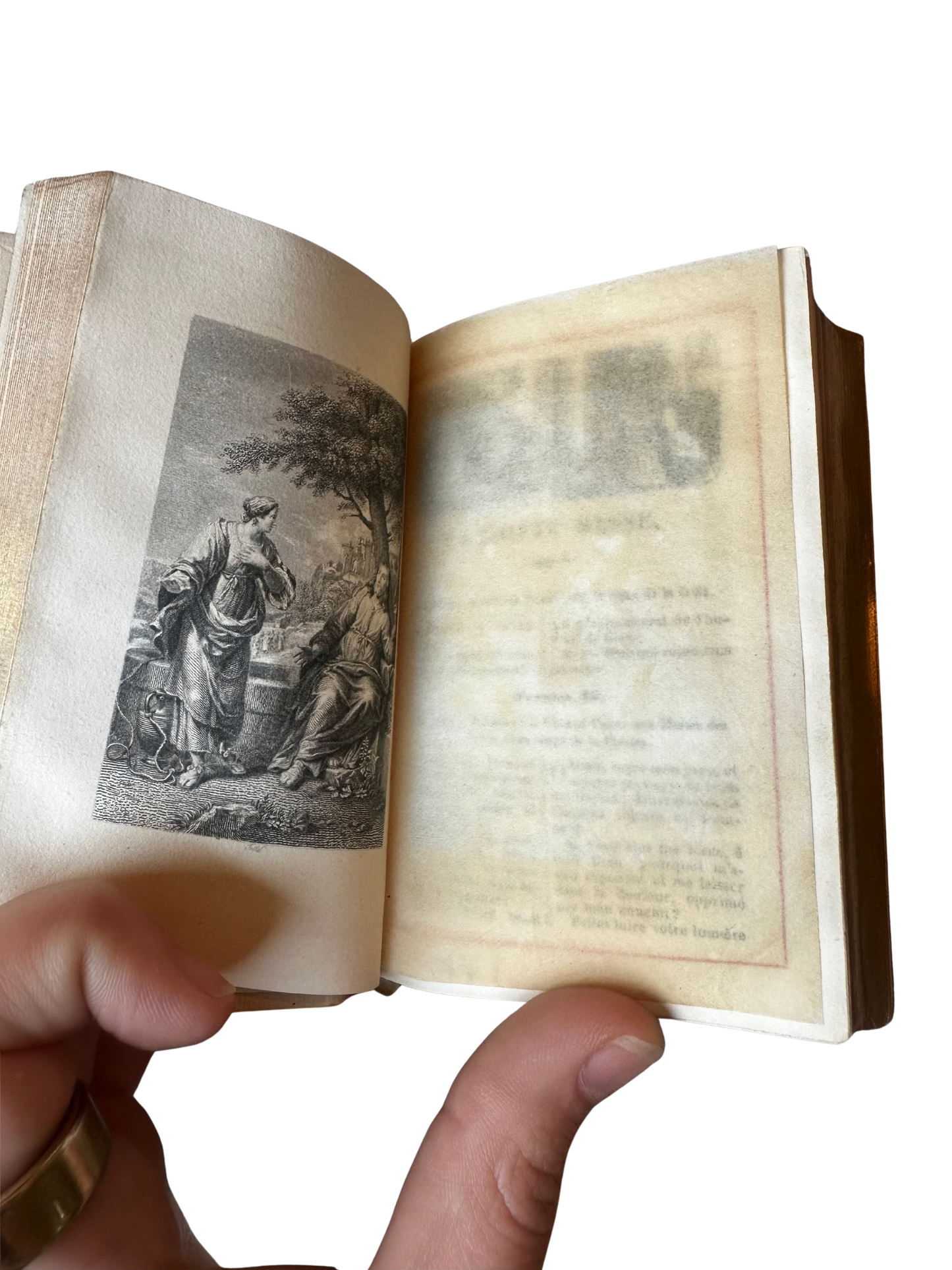 French Paroissien Romain “Édition Bijou” Prayer Book in Ivory-Toned Binding with Silver Clasp