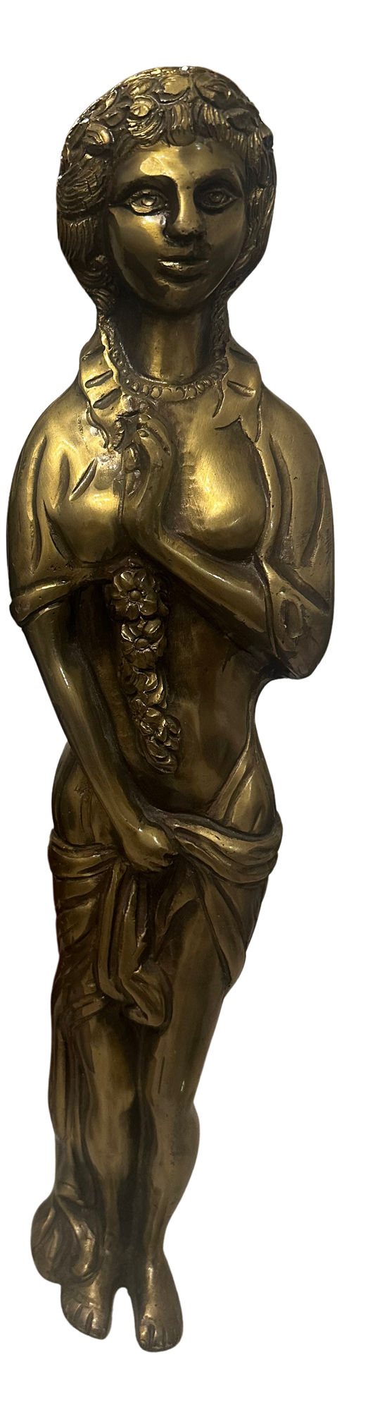 Monumental Bronze Art Nouveau Figural Architectural Caryatid Mount