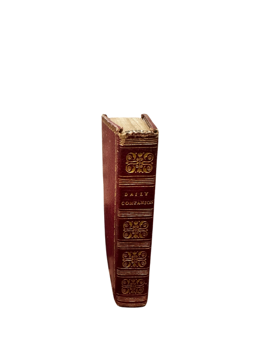 Red Leather Daily Companion Book (English; 1825)