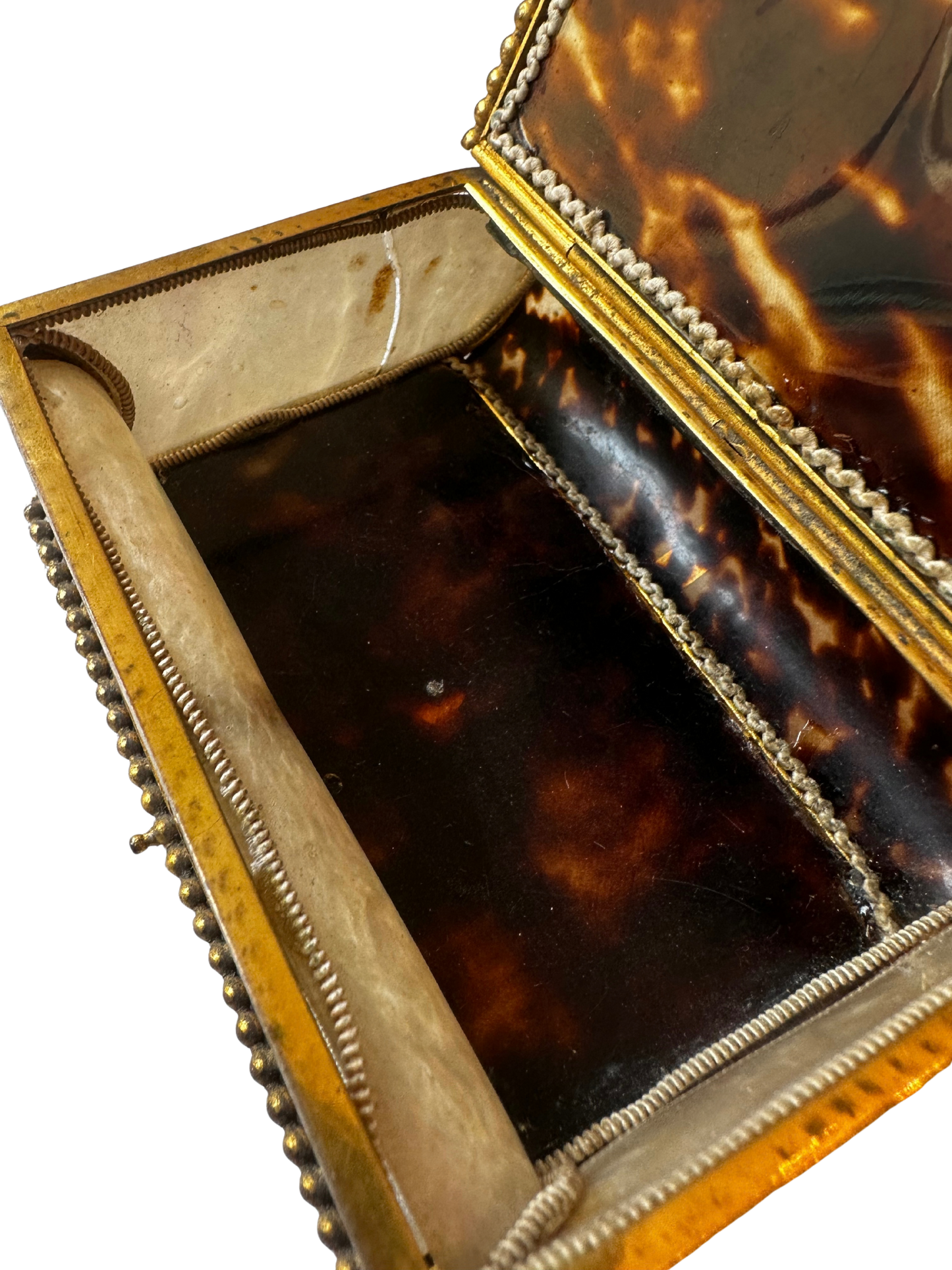 French Tortoiseshell and Mother-of-Pearl Mounted Book Form Box