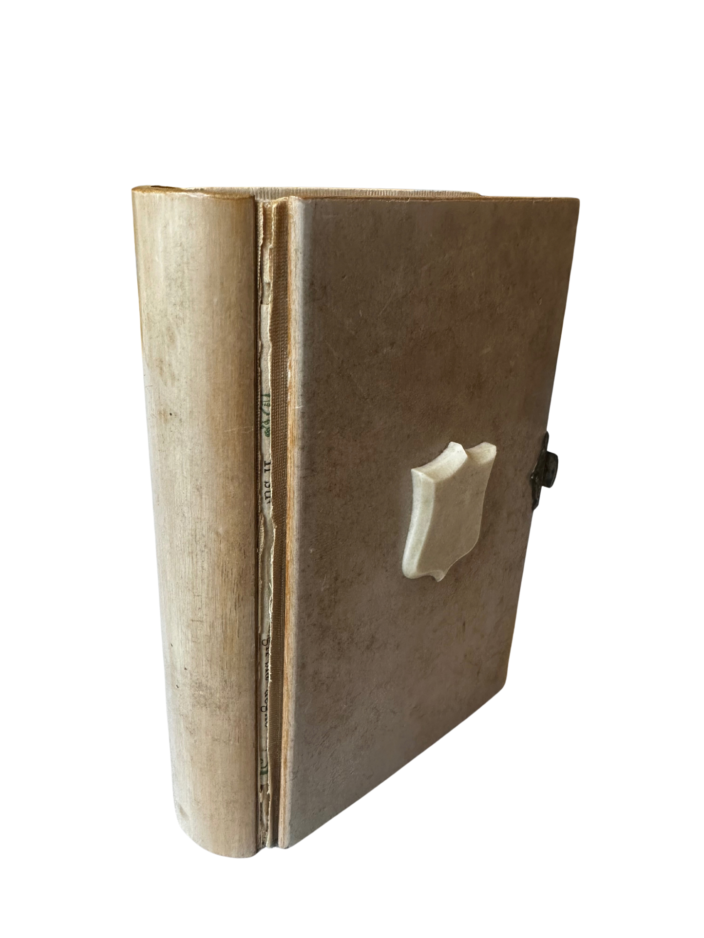 French Paroissien Romain “Édition Bijou” Prayer Book in Ivory-Toned Binding with Silver Clasp