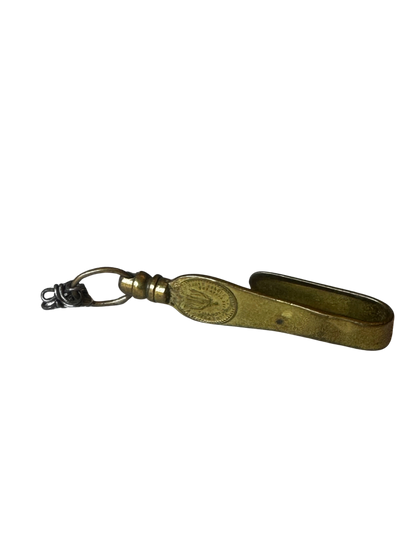 Antique Religious/Rosary Chatelaine Hook with Miraculous Medal Motif