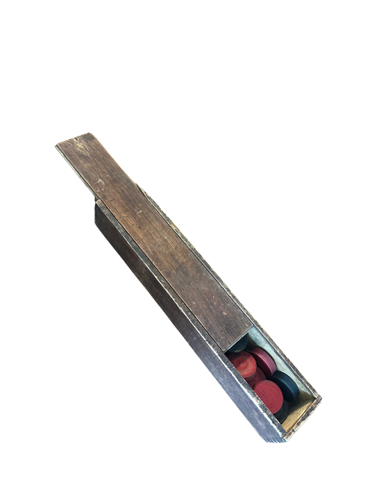 Vintage Old Checkers Set in Box