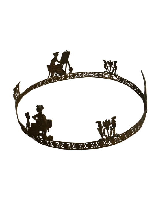 19th C French Neoclassical Women of the Arts Decorative Salvage ("Crown")