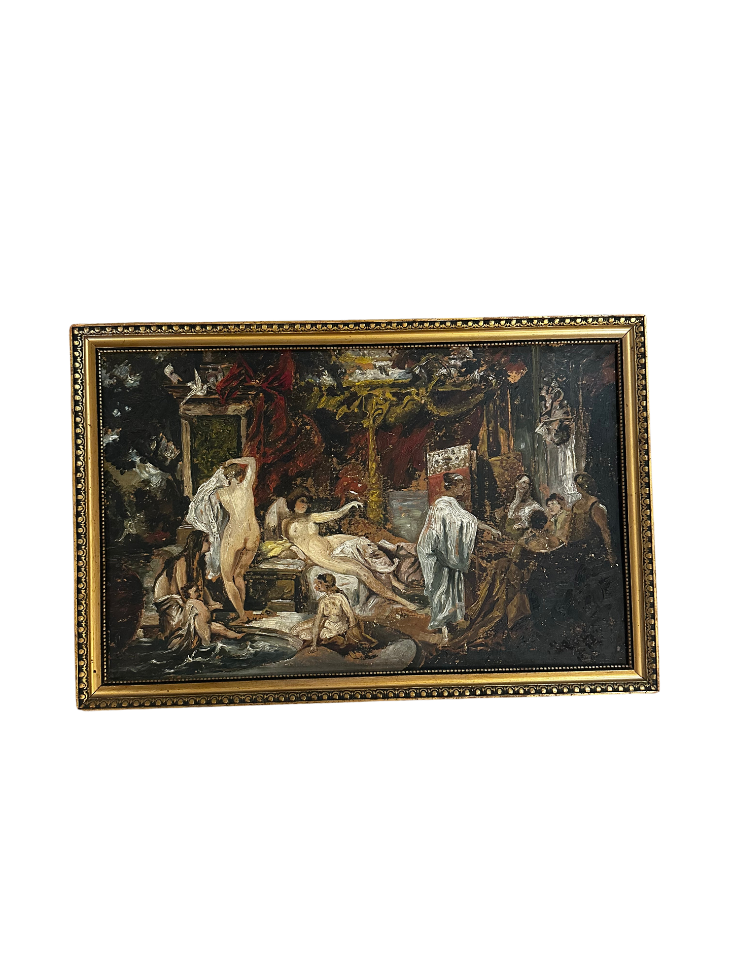 “Der Sommer” Allegorical Summer Scene Painting, After Hans Makart