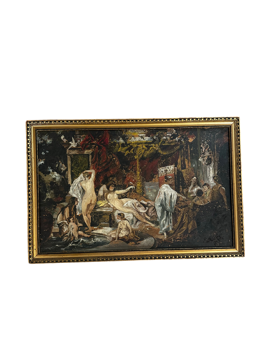 “Der Sommer” Allegorical Summer Scene Painting, After Hans Makart