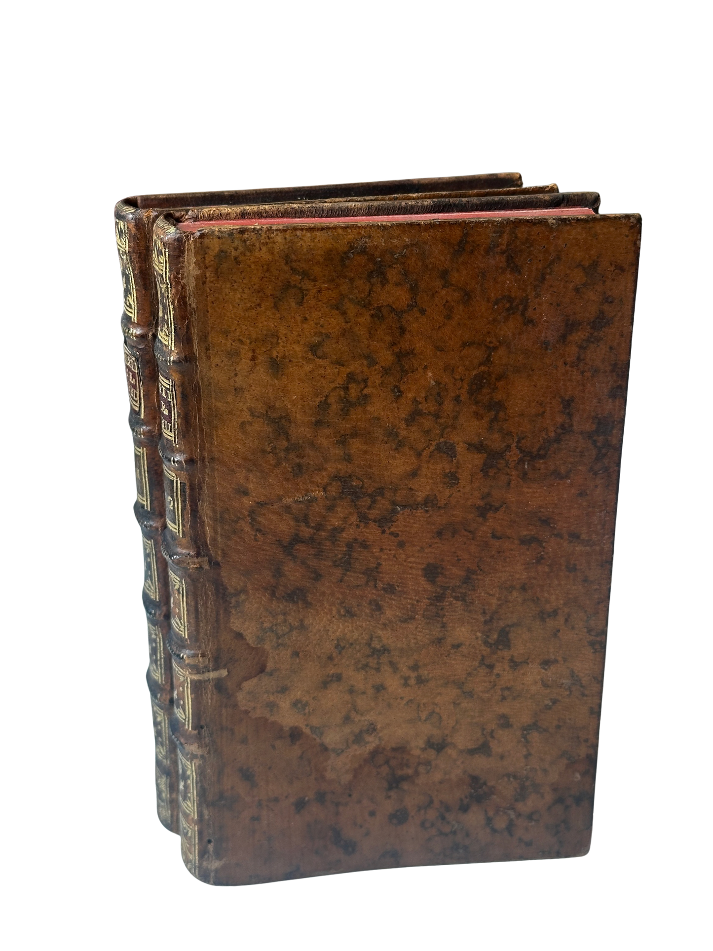 Set of 2 Antique Book Set of Poesias Depru (Complete)