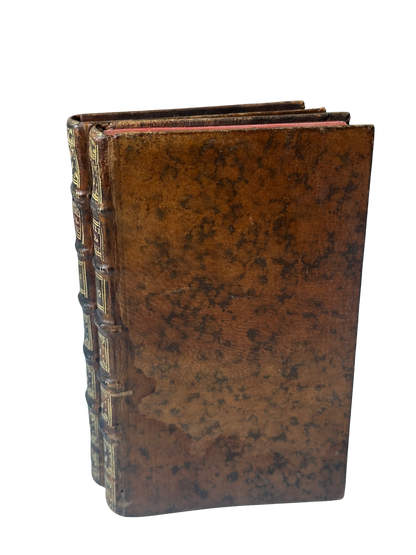 Set of 2 Antique Book Set of Poesias Depru (Complete)