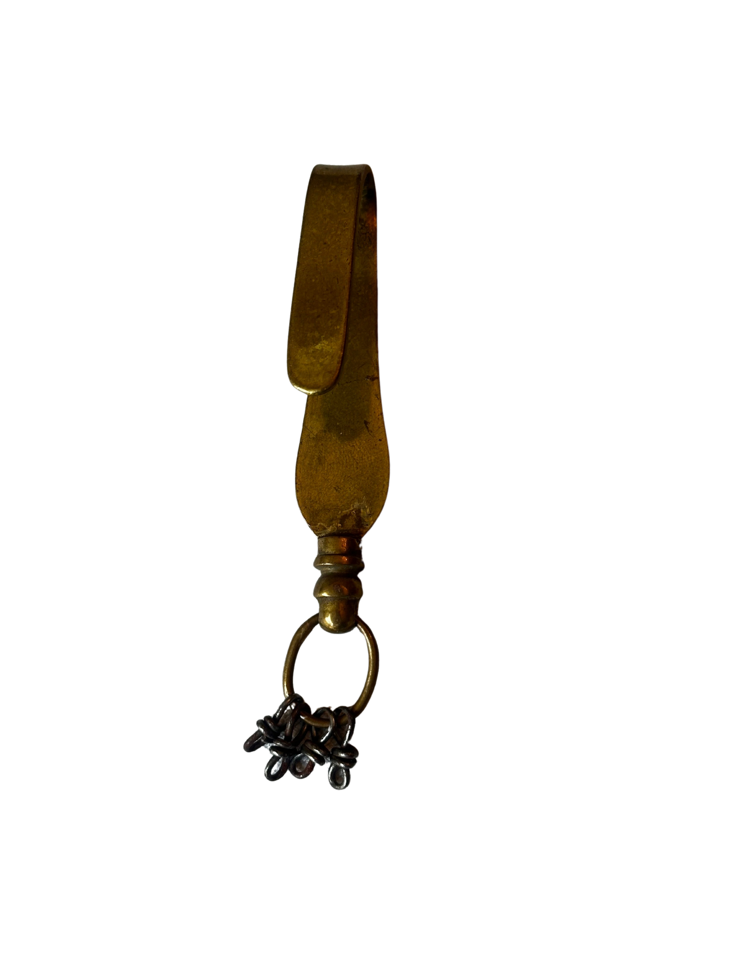 Antique Religious/Rosary Chatelaine Hook with Miraculous Medal Motif