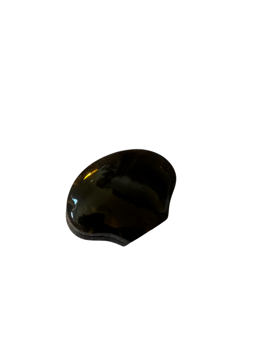 Set of Three Celluloid Shell Shaped (Faux Tortoise) Nesting Trinket Boxes