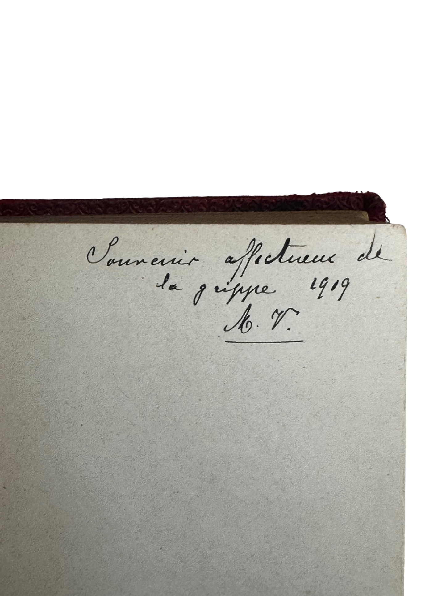 Antique French Red Leather Miniature Poetry Volume — Poésies Nouvelles (1836–1852) by Alfred de Musset, 1905