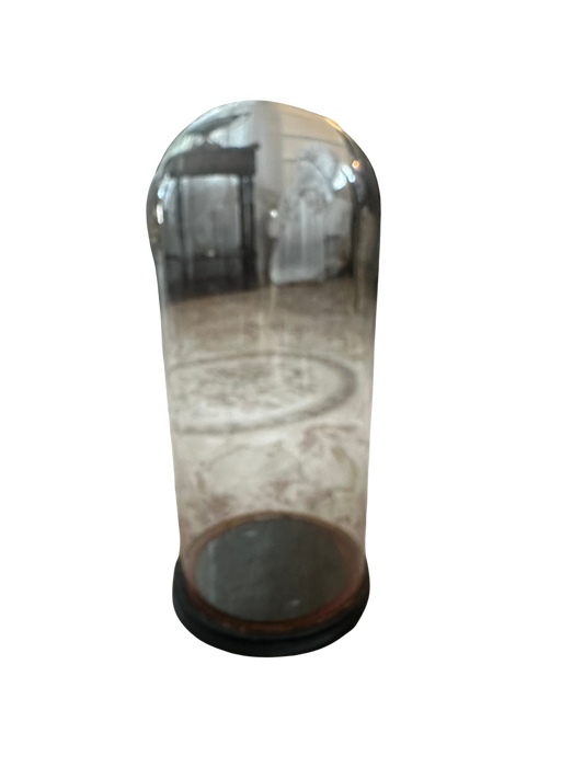 19th C French Glass Cylindrical Cloche