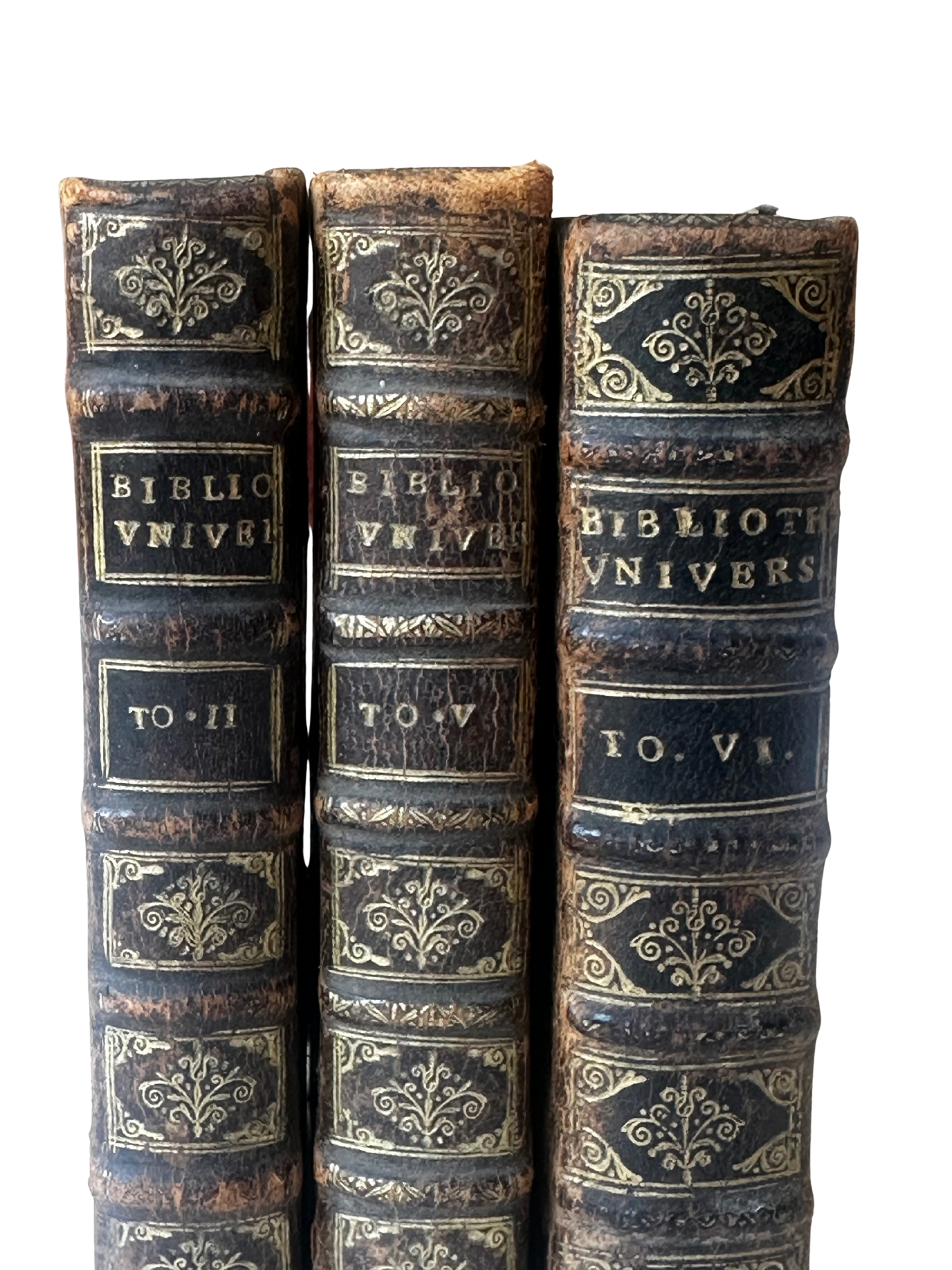 Late 17th Century Dutch Scholarly Volumes - Bibliotheque Universelle et Historique (1687), Three Volumes