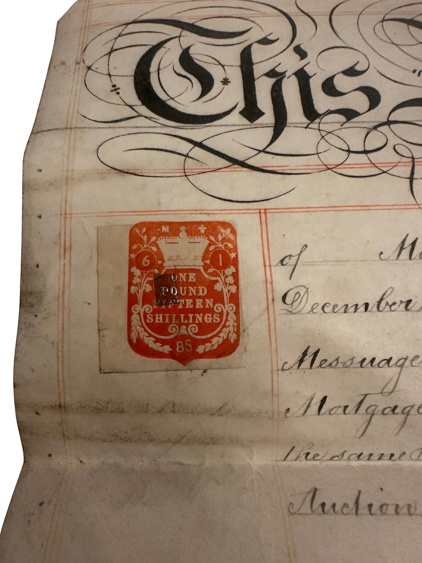 Victorian Indenture Deed — The Sun Permanent Benefit Building Society, Liverpool (1885)