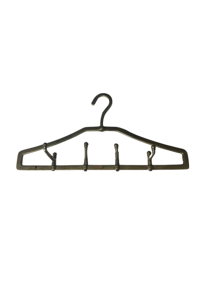 Vintage Brass Valet Tie and Belt Hanger
