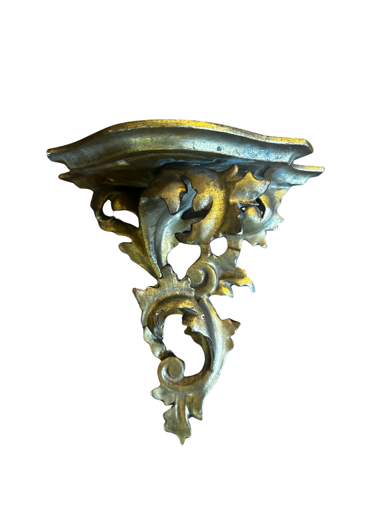 Late 19th/Early 20th C Louis XV/Rococo Style Italian Architectural Wall Bracket/Shelf (Larger)
