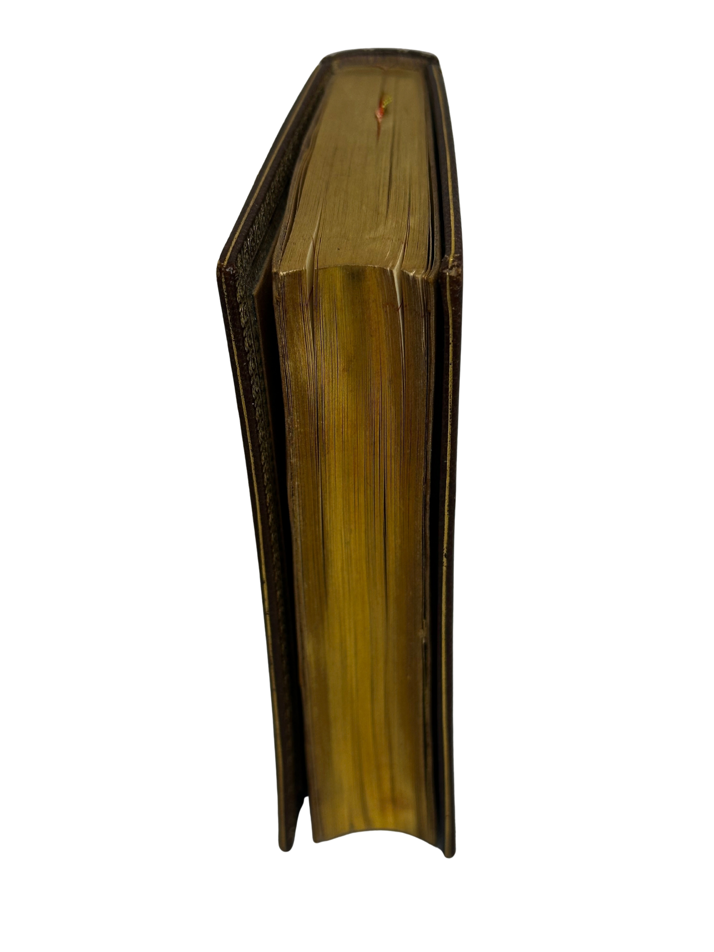 French Gilt-Edged Leather Devotional Book — L’Imitation de Jésus-Christ, Alfred Mame, Tours (1883)